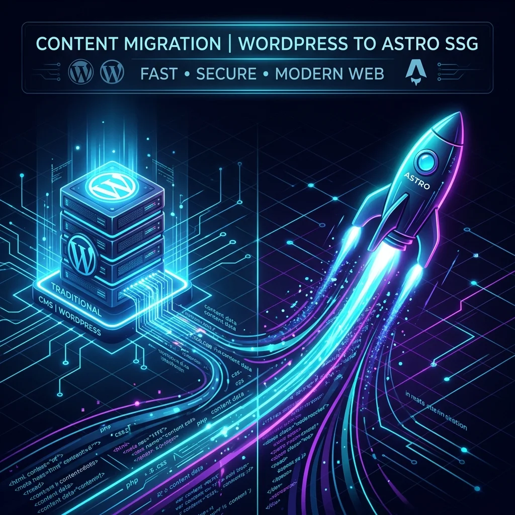 Migrating away from WordPress at Lunch with AI