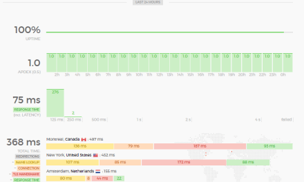 Sexiest Looking Uptime Monitor w/ API