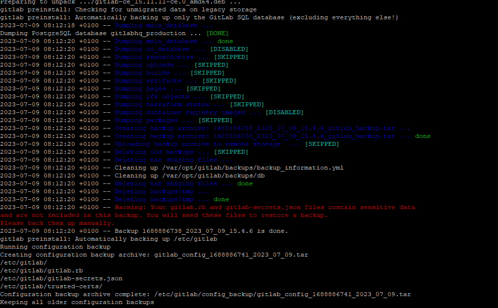 A Comprehensive Guide to Upgrading GitLab from Major Version to Major Version in Debian